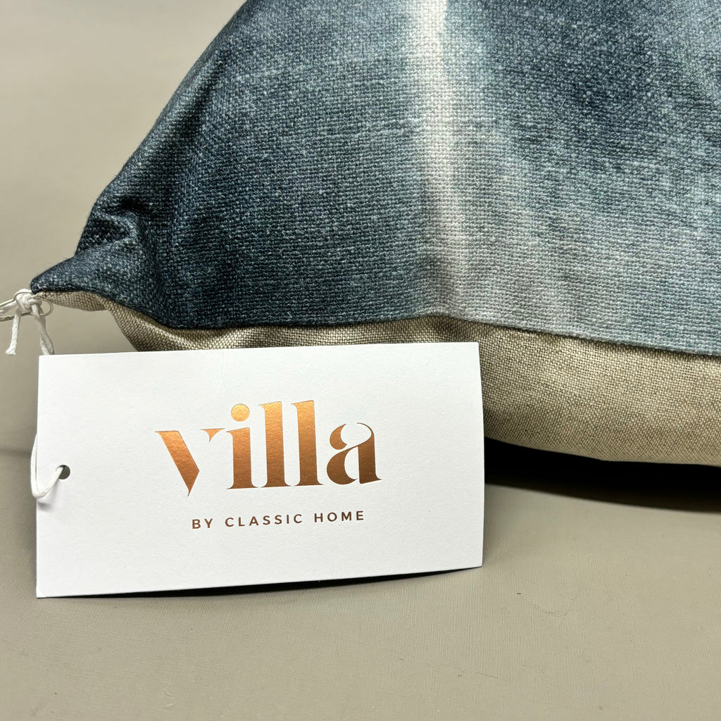 VILLA 14"x20" RN Whitten Decorative Throw Pillow in Blue/Green