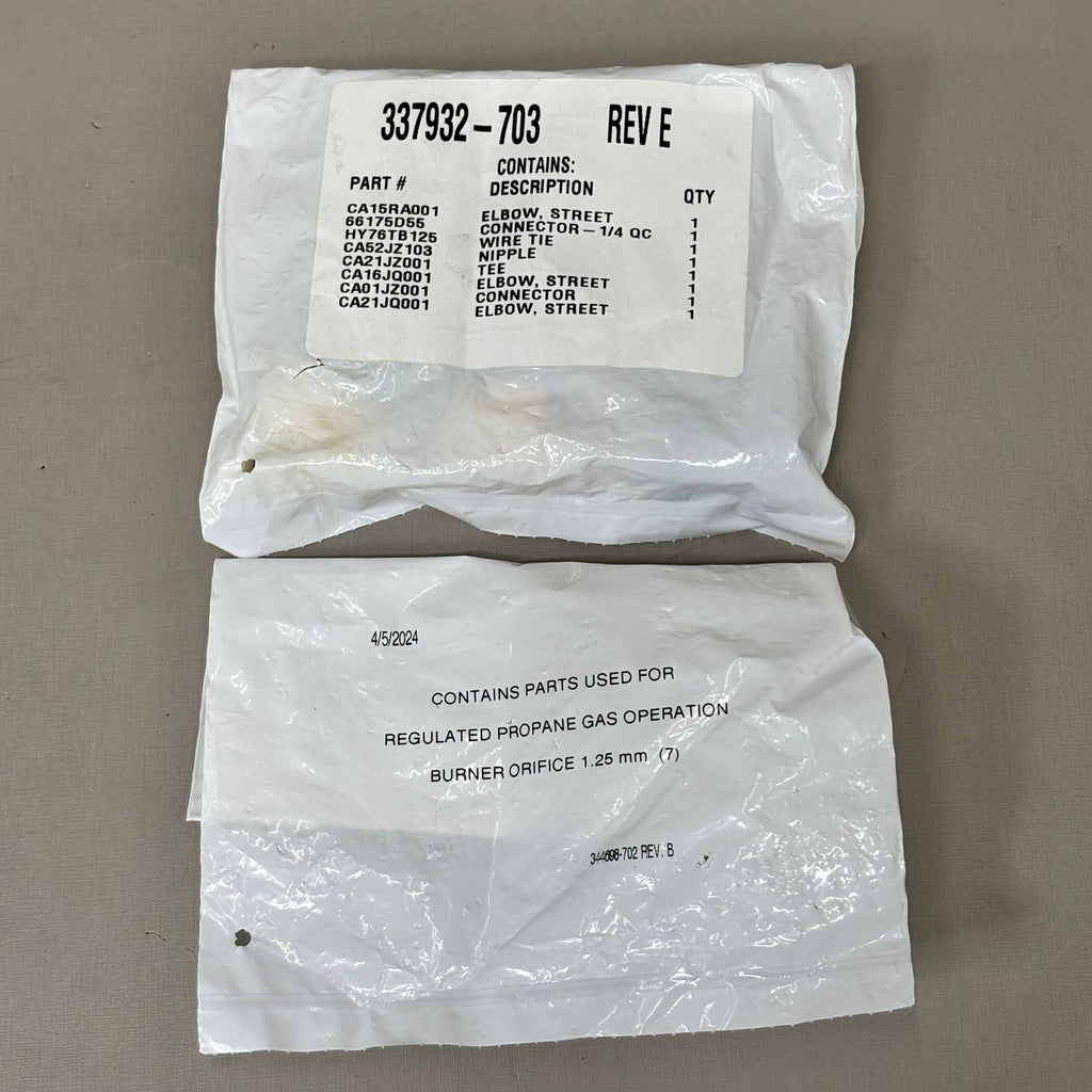 WHITE ROGERS Gas Conversion Kit Natural Gas to Propane 25 Piece AGAGC9NPS01D