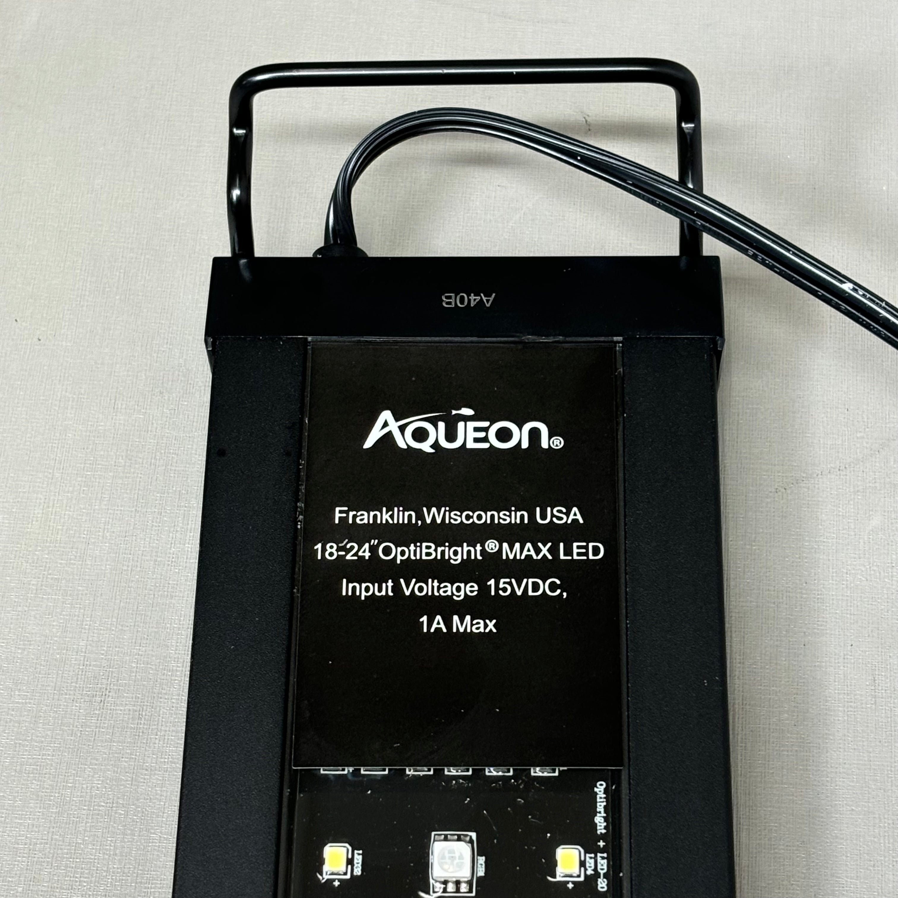 AQUEON OptiBright Max LED Light 18-24" Fish Tank Lighting System With Remote