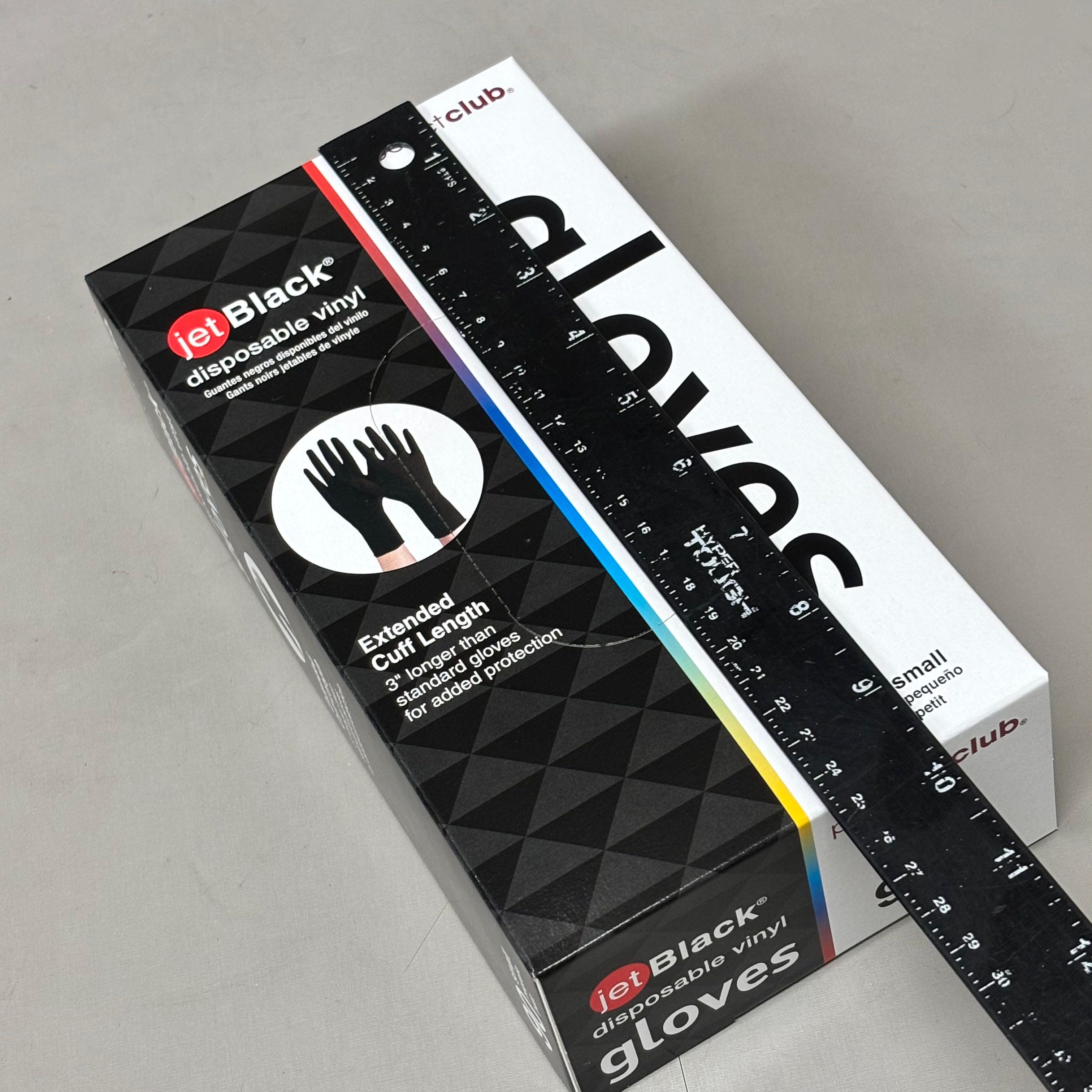PRODUCT CLUB  (2 PACK, 90 GLOVES EACH) Disposable Vinyl Gloves Long Cuff Sz S