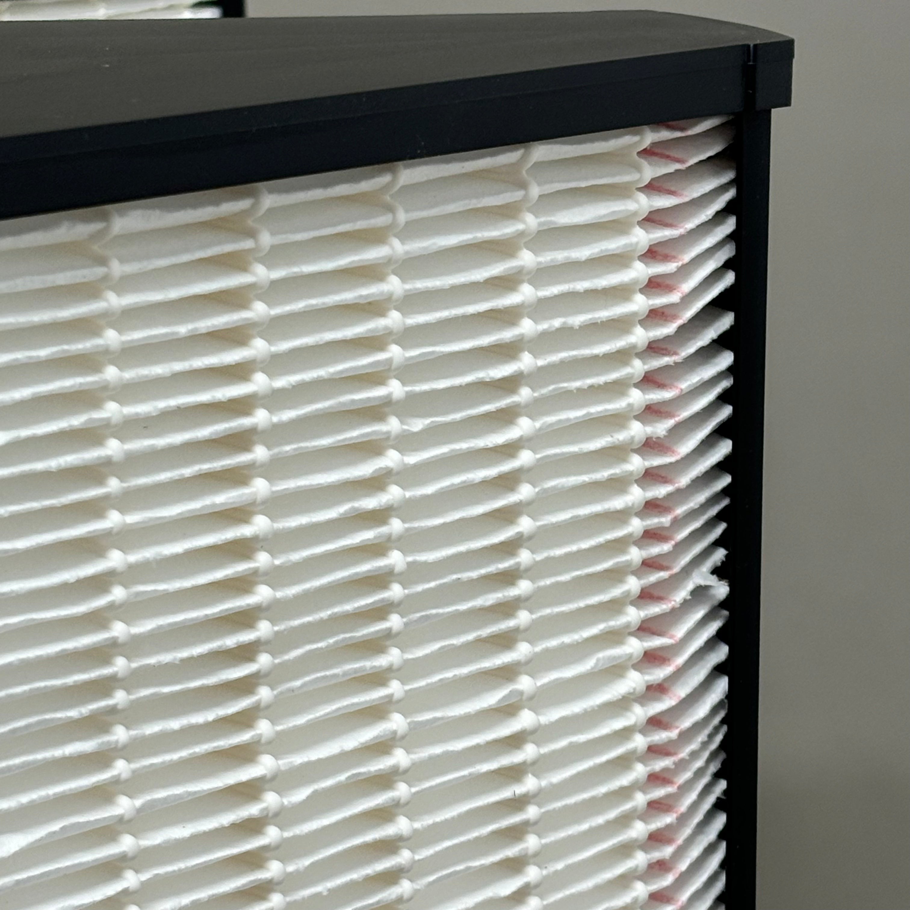 GRAINGER V Bank Air Filter Fiberglass Plastic Downstream Face 24x24x12 33E916