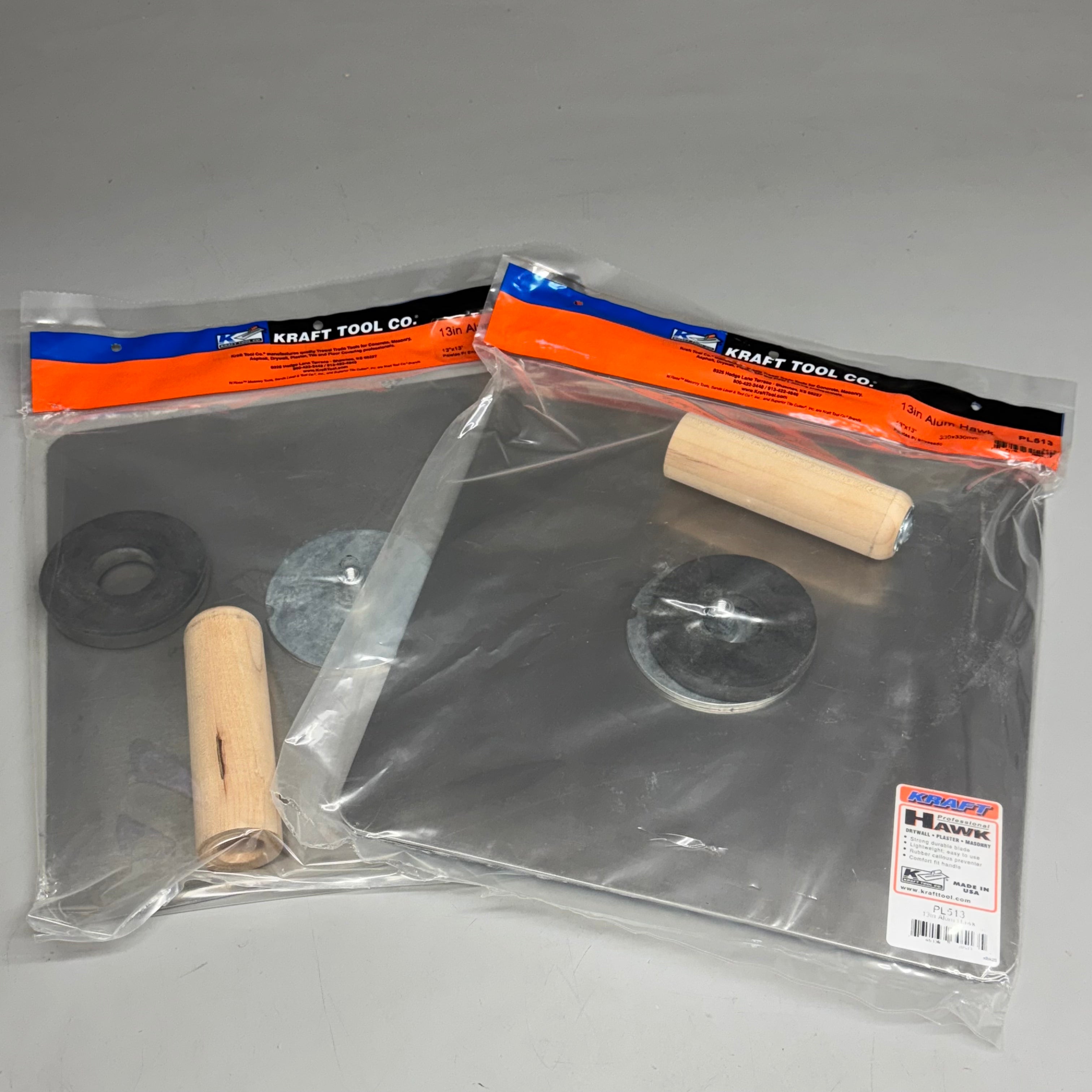 KRAFT TOOL CO. (2 PACK) Alum Hawk 13" PL513