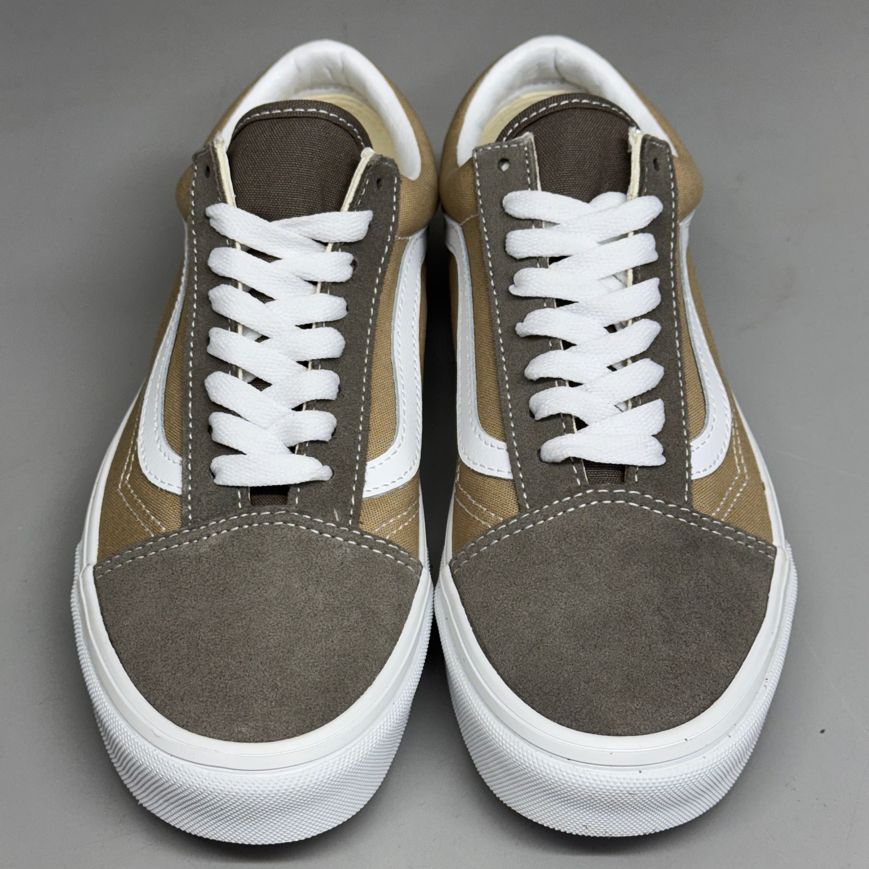 VANS Old Skool Shoe Sz Women's 8.0 Canvas/Suede Block Brown VN000CT8BRO