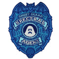 Ghost Guard: Spectral Agent Embroidered Patch - Glow-in-the-dark: Iron-on