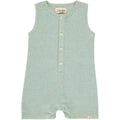 Green Stripe Playsuit