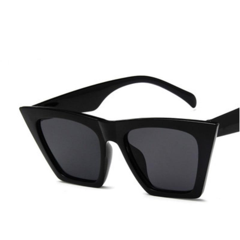 Famous Square Lady Polarized  Cat Eyes Colorful Sunglasses Retro Vintage Trend Oversized sunglasses With UV400 Protection