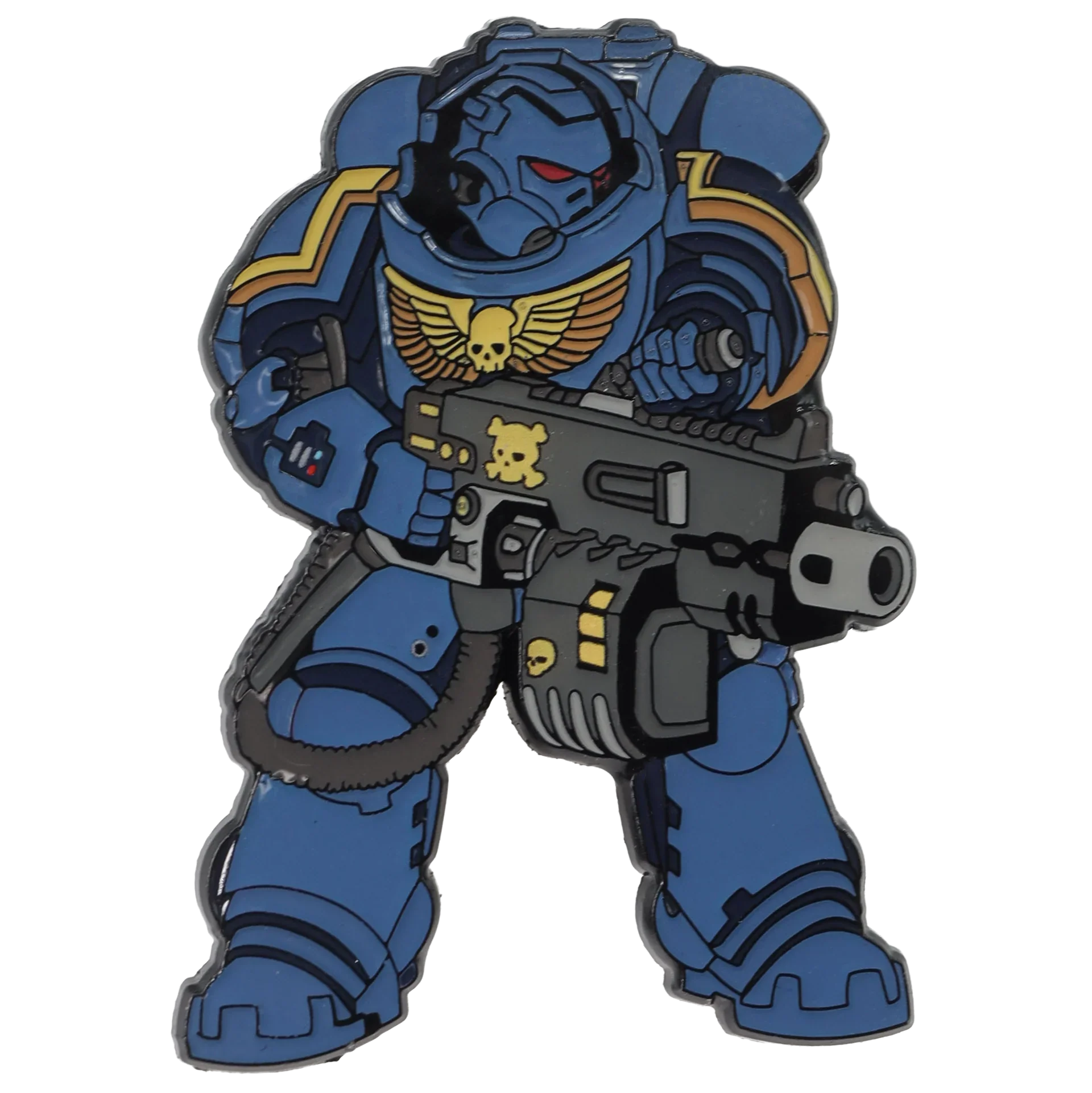 Foam Brain Mystery Loot: 40K Enamel Pins - Ultramarines vs Tyranids