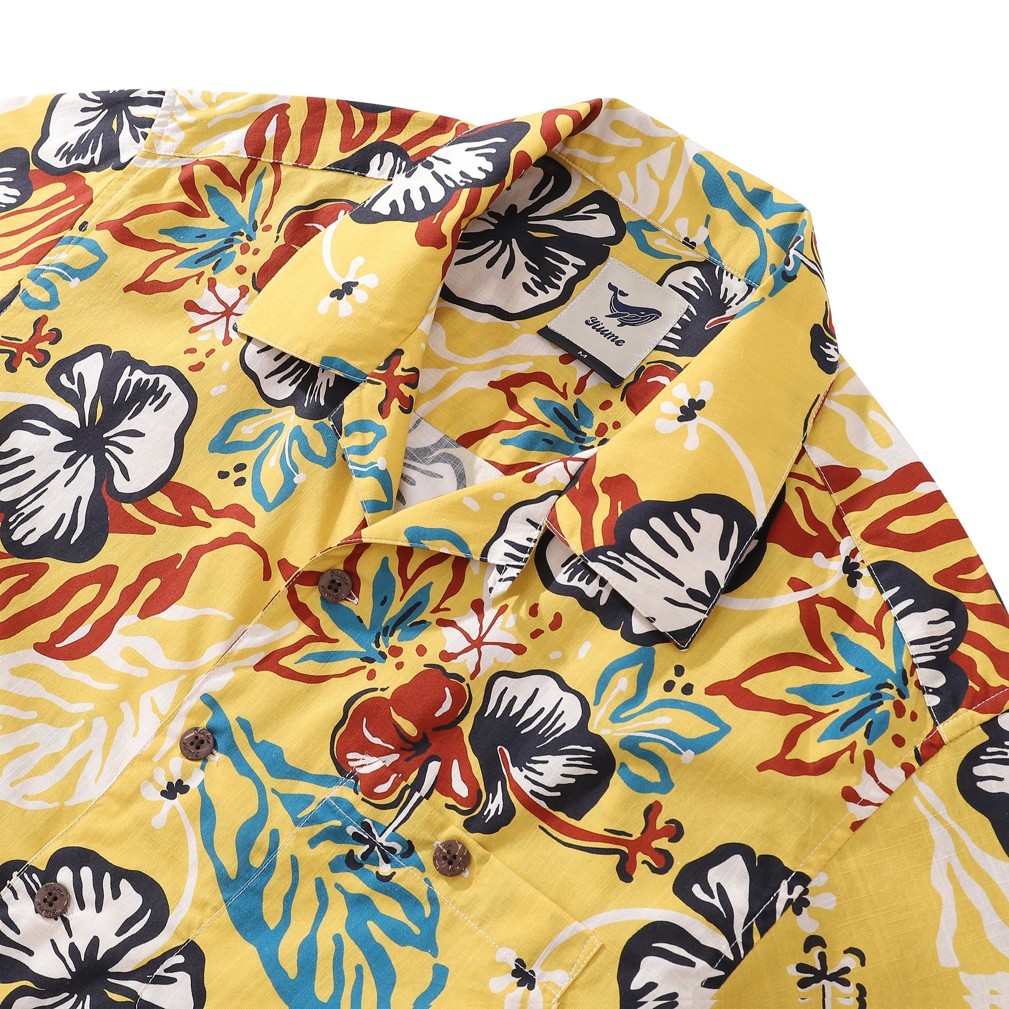 1940s Vintage Hawaiian Shirt For Men Summer of San Pedro Shirt Camp Collar 100% Cotton By Evan
