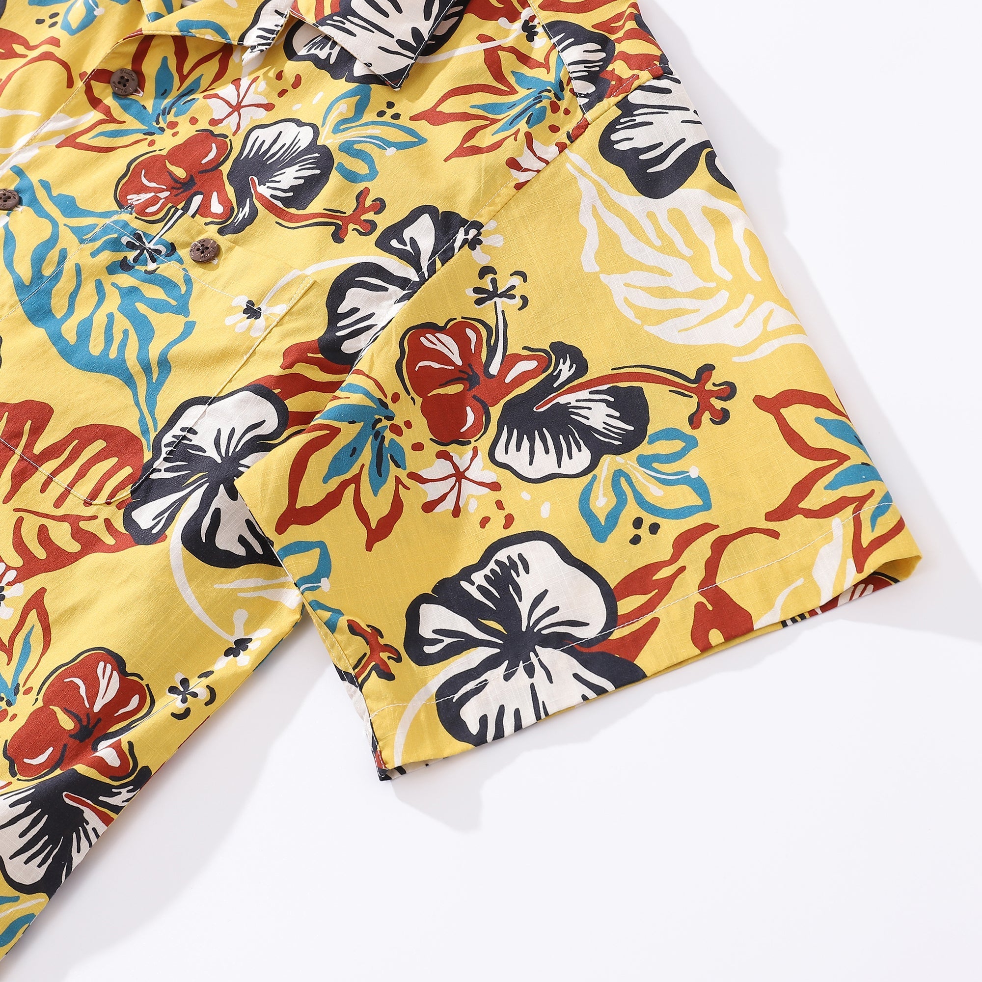 1940s Vintage Hawaiian Shirt For Men Summer of San Pedro Shirt Camp Collar 100% Cotton By Evan