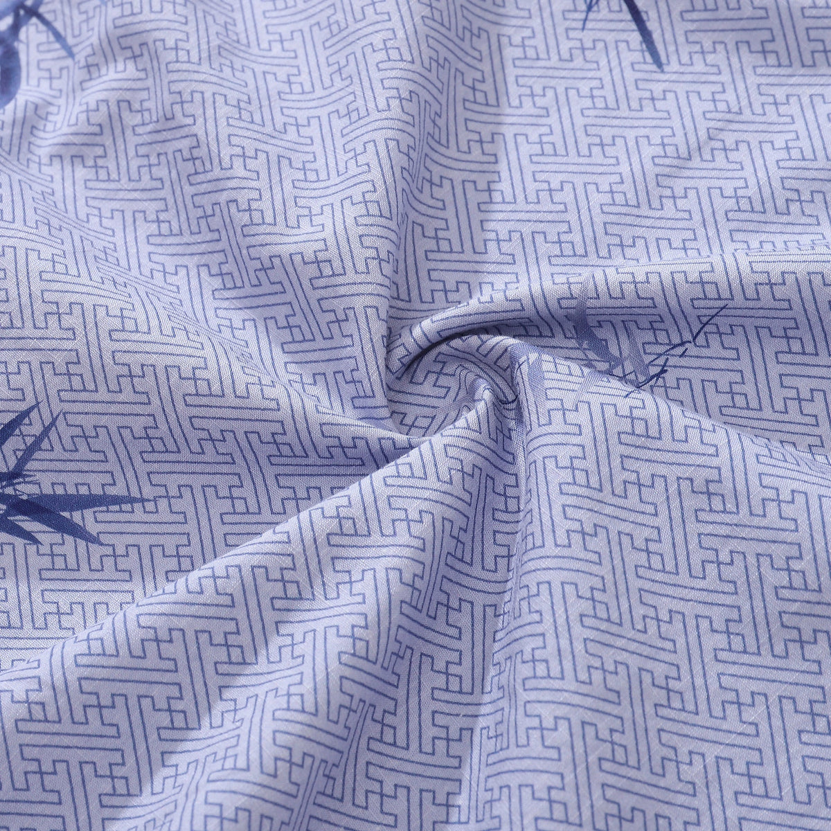 Hawaiian Shirts For Men Vintage Cotton Button Down Abundant Bamboo Ambiance Short Sleeve Aloha Shirt By Amy