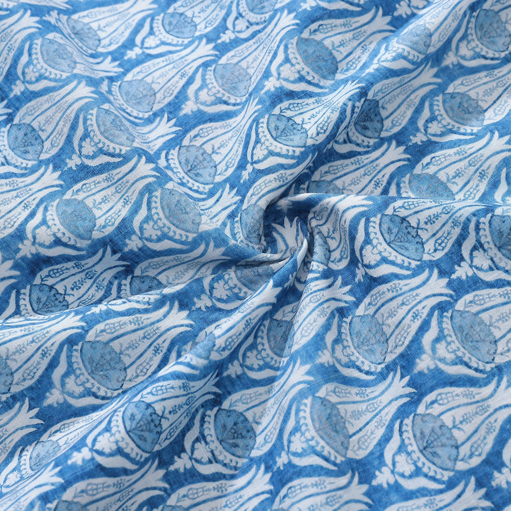 Men's Hawaiian Shirt Vintage Flowers Print Cotton Button-down By Amy