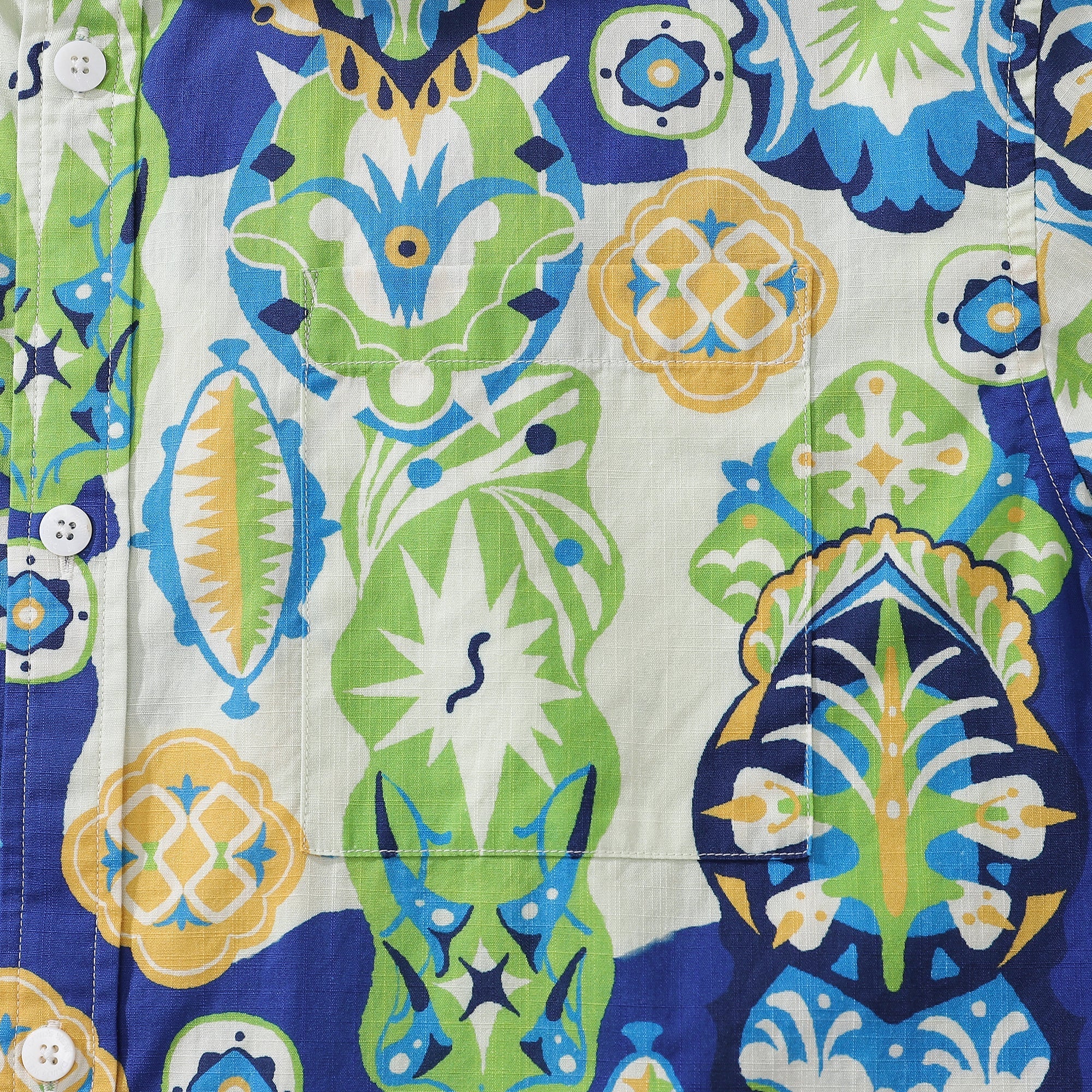 Hawaiian Shirts For Men Vintage Cotton Button Down Totem and Jewelry Short Sleeve Aloha Shirt By Evan