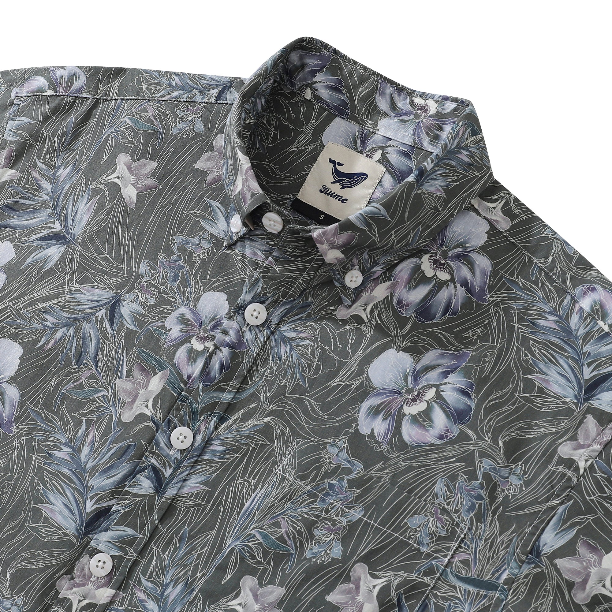 Hawaiian Shirts For Men 1920s Vintage Cotton Misty Garden Short Sleeve Aloha Shirt By Amy