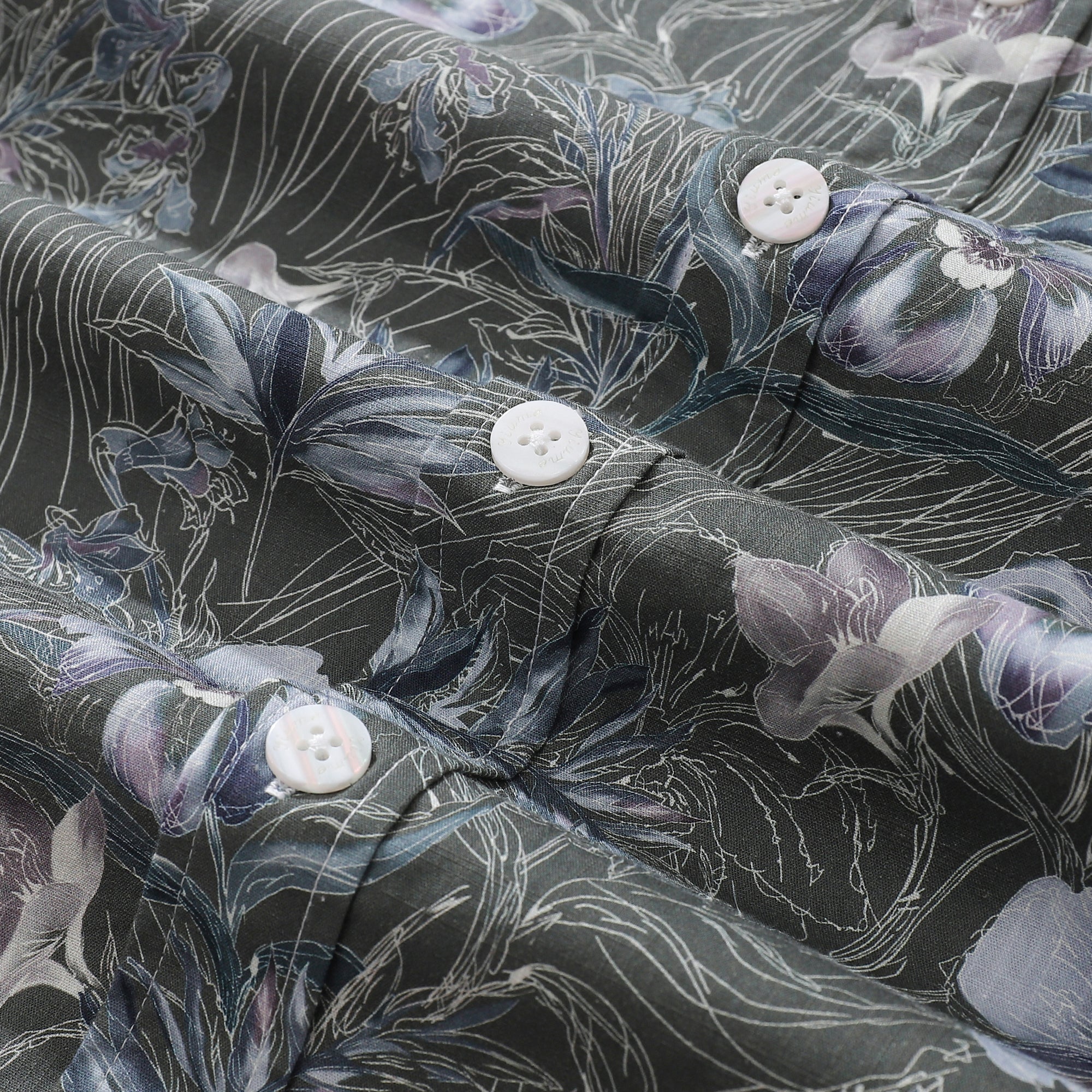 Hawaiian Shirts For Men 1920s Vintage Cotton Misty Garden Short Sleeve Aloha Shirt By Amy
