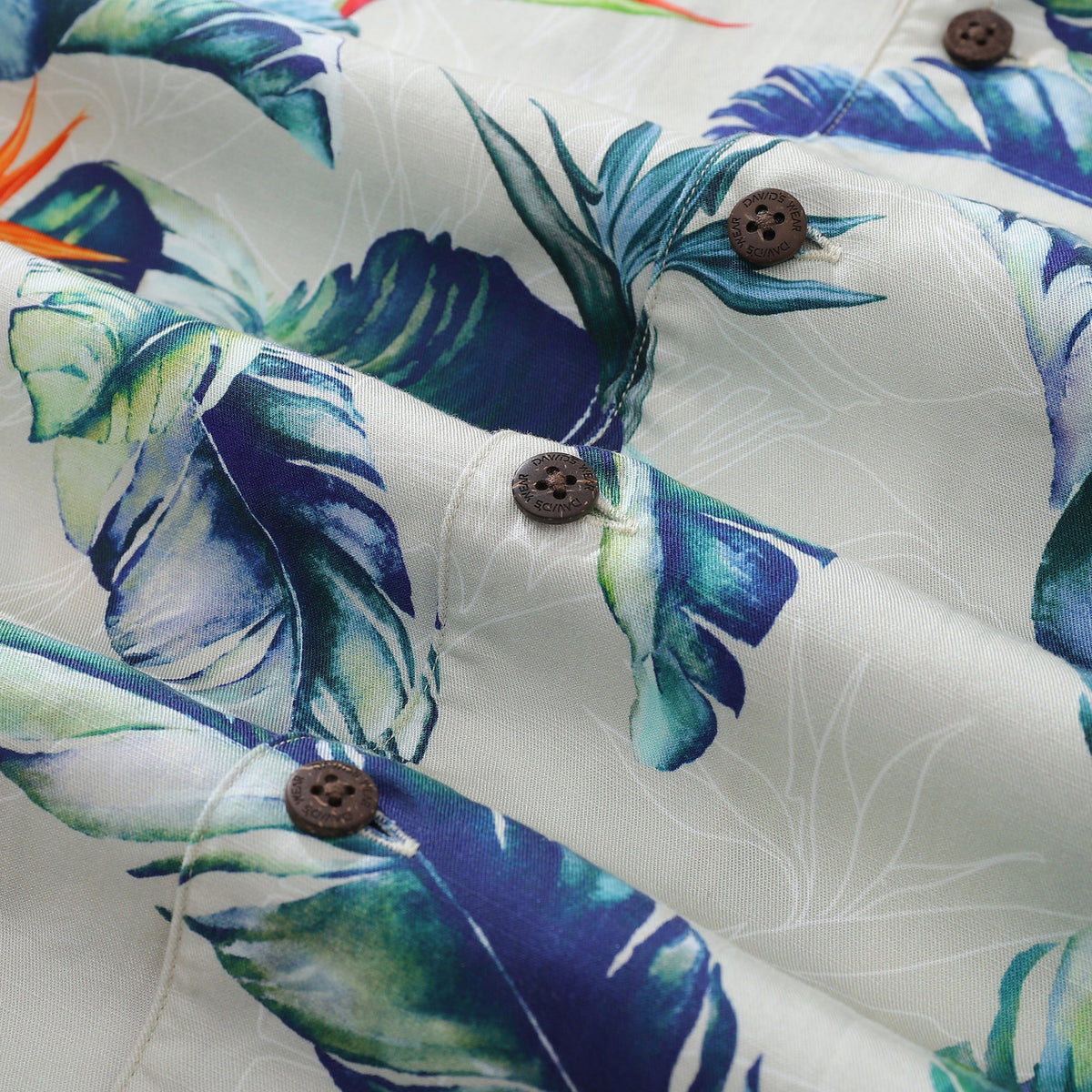 Hawaiian Shirt For Men Fantasy of the Paradise Bird Print 1930s Vintage Shirt By Amy