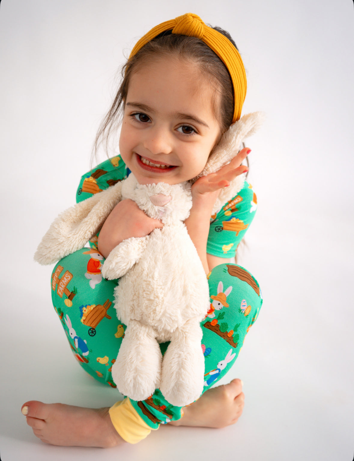Easter (Cotton Tail Cutie) Two-Piece Bamboo Pajamas