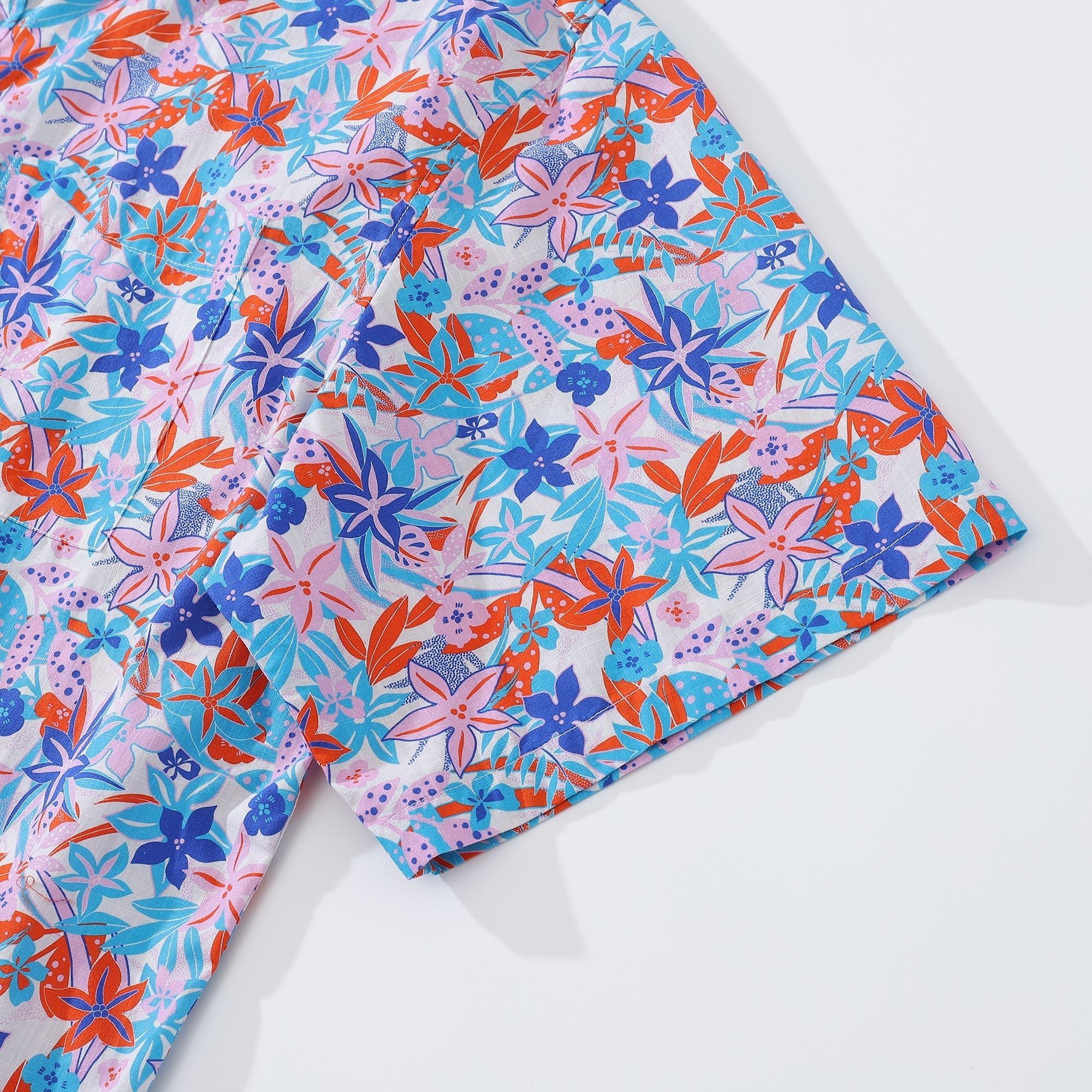 Hawaiian Shirts For Men Summer Passion Print Shirt Short Sleeve By Amy