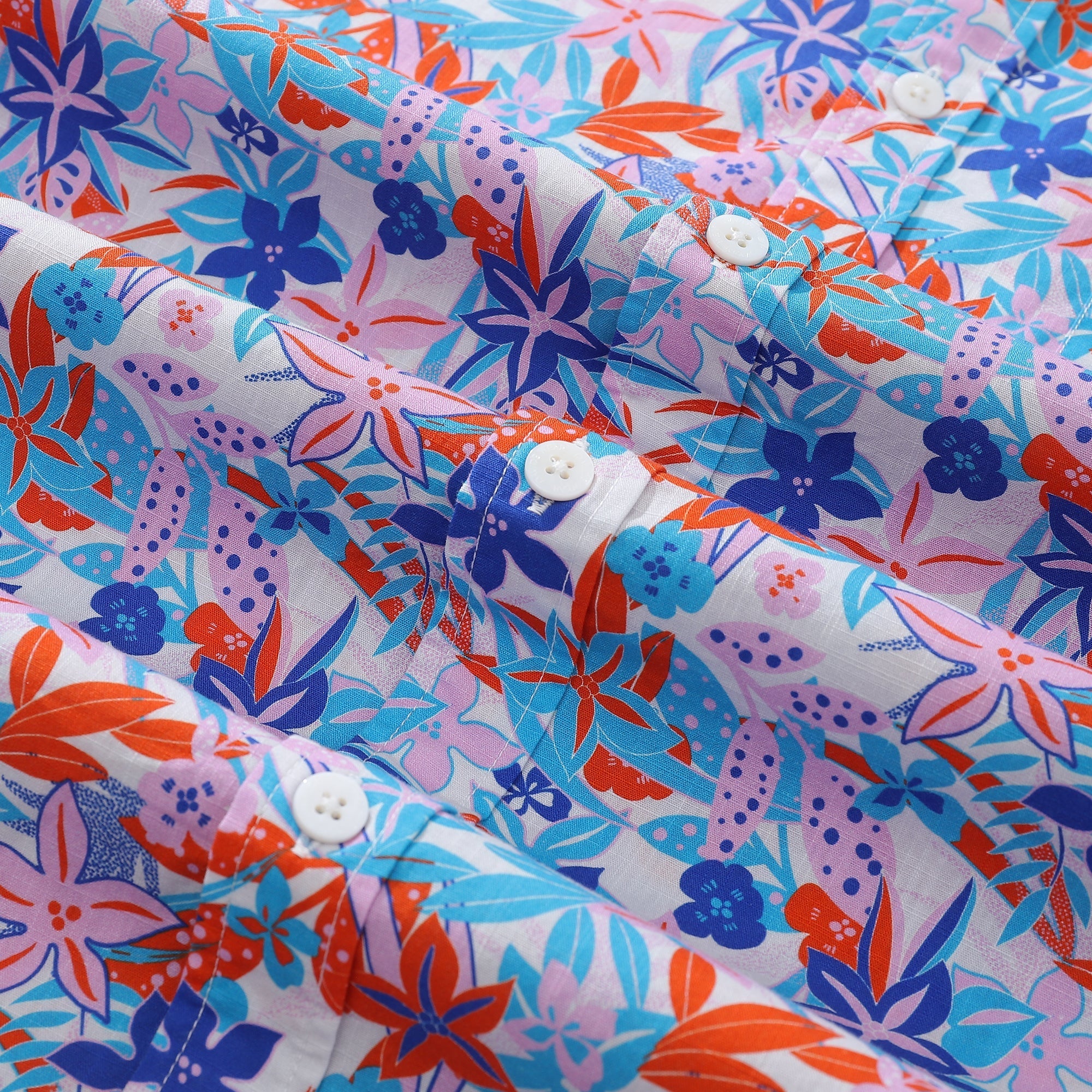 Hawaiian Shirts For Men Summer Passion Print Shirt Short Sleeve By Amy
