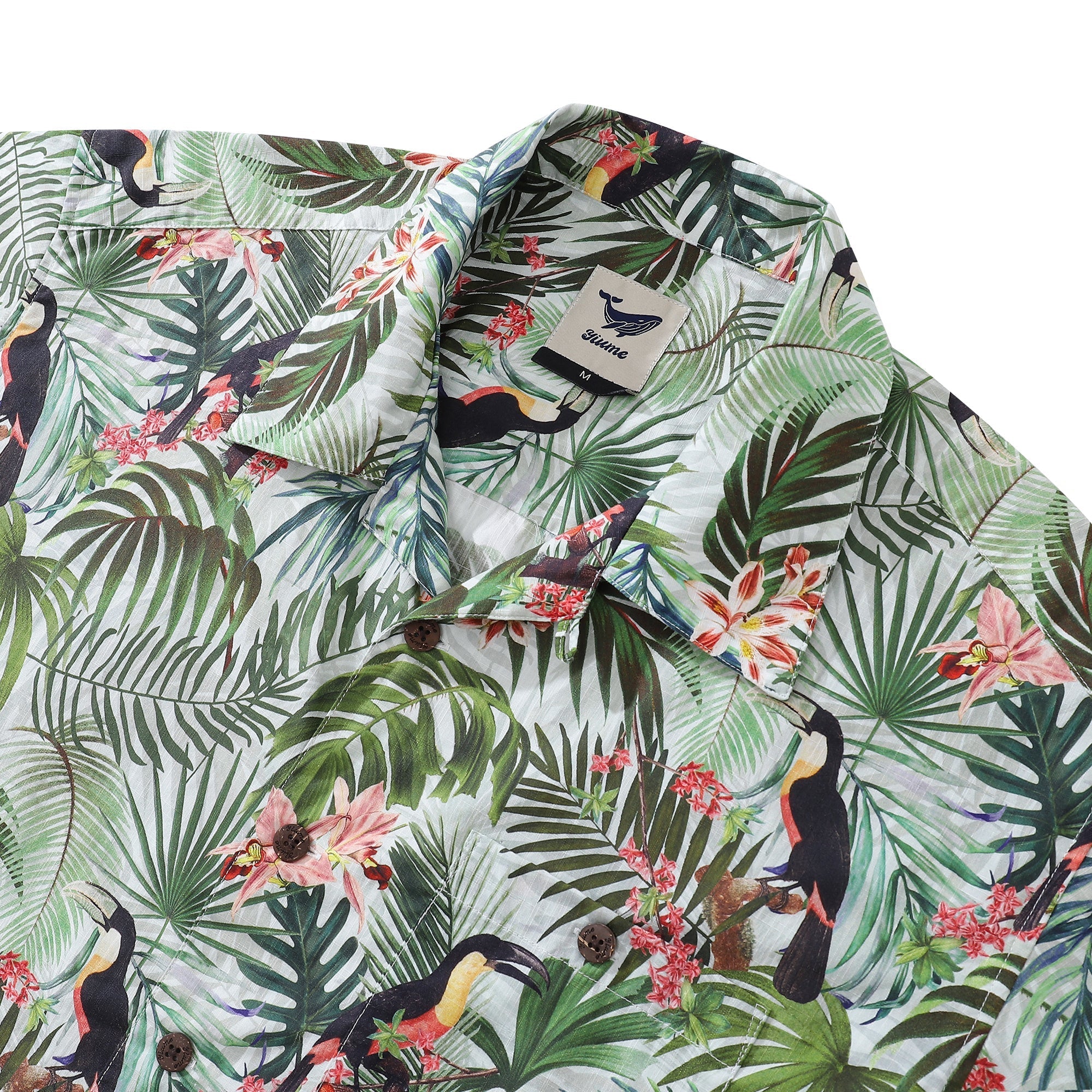 Hawaiian Shirt For Men Studio 1930s Vintage Shirt Camp Collar 100% Cotton By Brooklyn Bees Design Studio