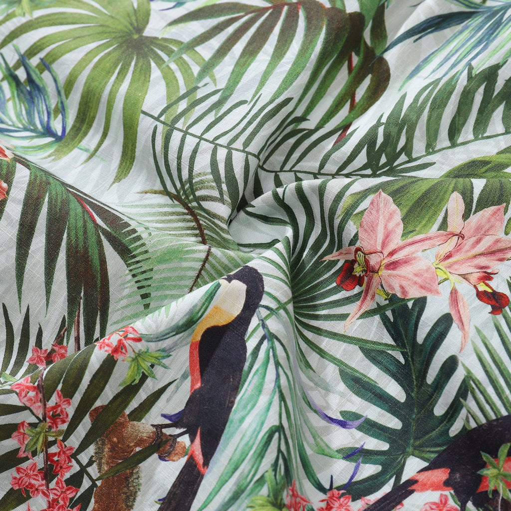 Hawaiian Shirt For Men Studio 1930s Vintage Shirt Camp Collar 100% Cotton By Brooklyn Bees Design Studio