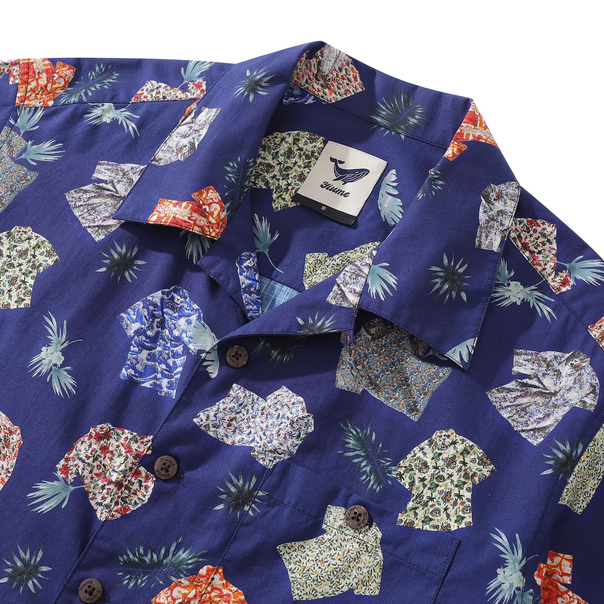 Hawaiian Shirt For Men Aloha Fusion Shirt Camp Collar 100% Cotton By Sun