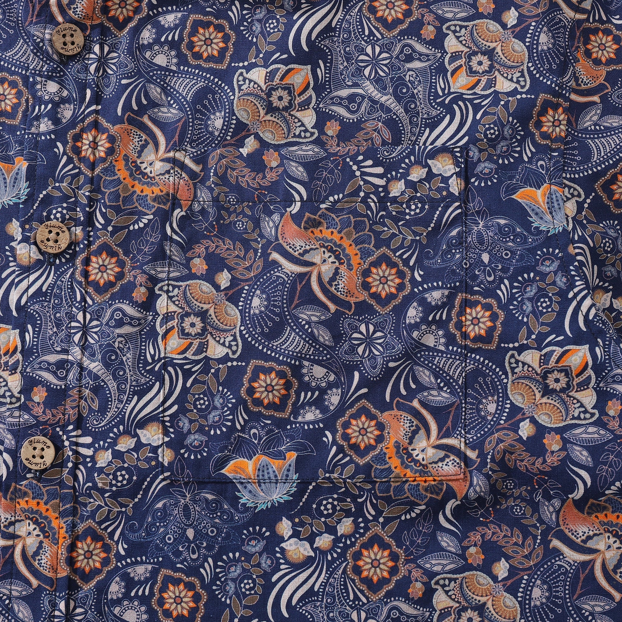 Men's Hawaiian Shirt Floral Series 4 Print Cotton Button-down Short Sleeve Aloha Shirt By Sun