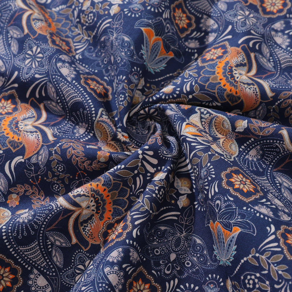 Men's Hawaiian Shirt Floral Series 4 Print Cotton Button-down Short Sleeve Aloha Shirt By Sun