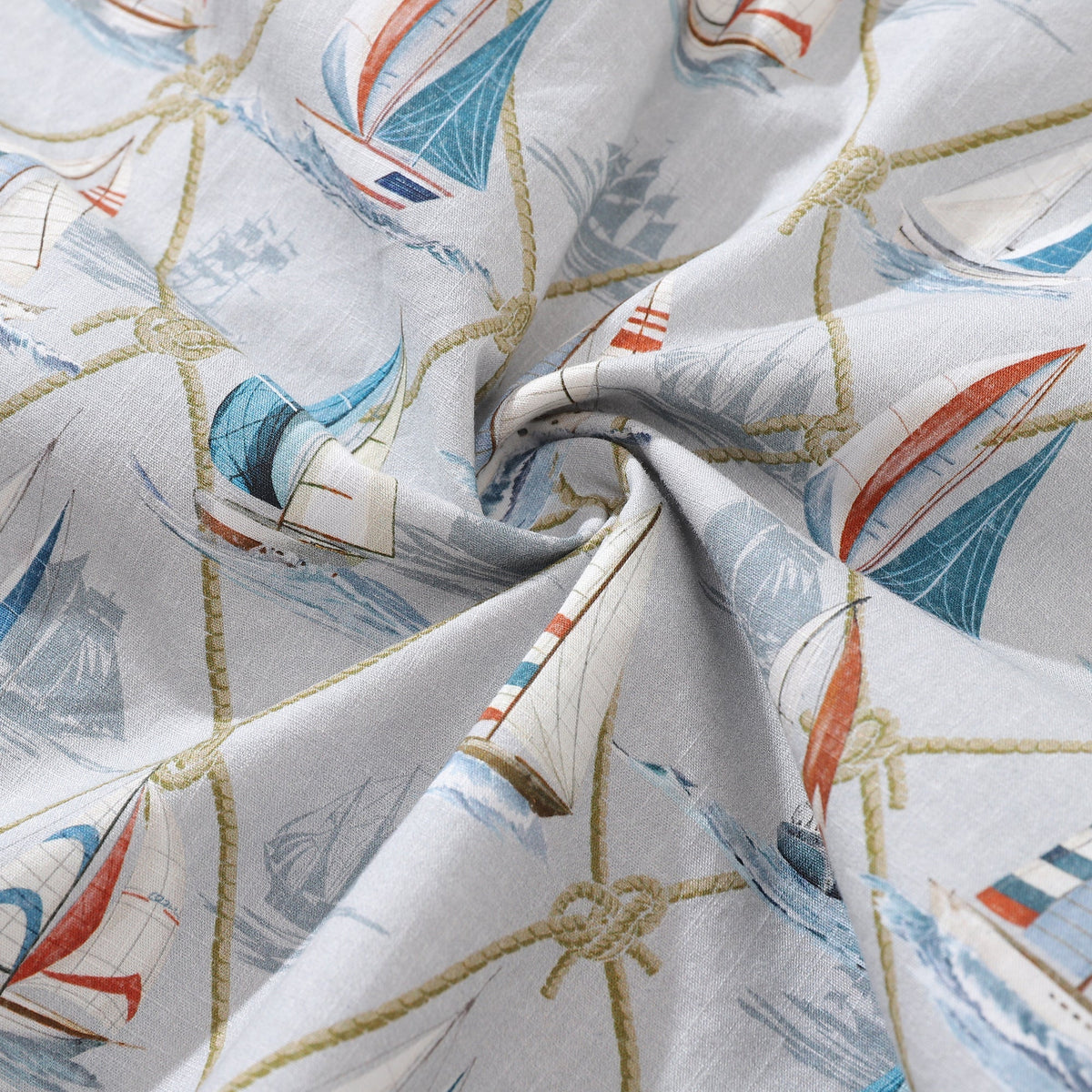 Men's Hawaiian Shirt Aloha Adventure Print Cotton Button-down Short Sleeve Aloha Shirt By Sherry