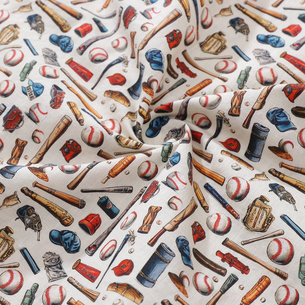 Men's Hawaiian Shirt Field of Dreams Print Cotton Button-down Short Sleeve Aloha Shirt By Amy