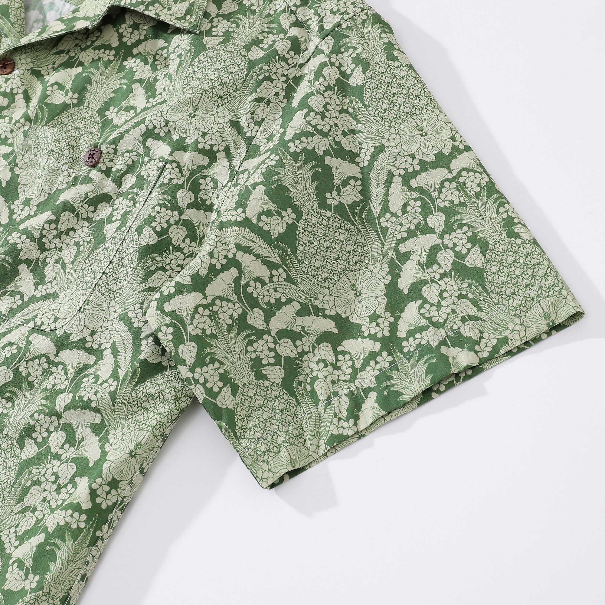 Hawaiian Shirt For Men Beauty of the Tropics By Jen Delaney Shirt Camp Collar 100% Cotton