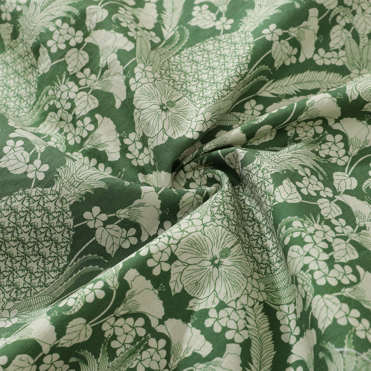Hawaiian Shirt For Men Beauty of the Tropics By Jen Delaney Shirt Camp Collar 100% Cotton