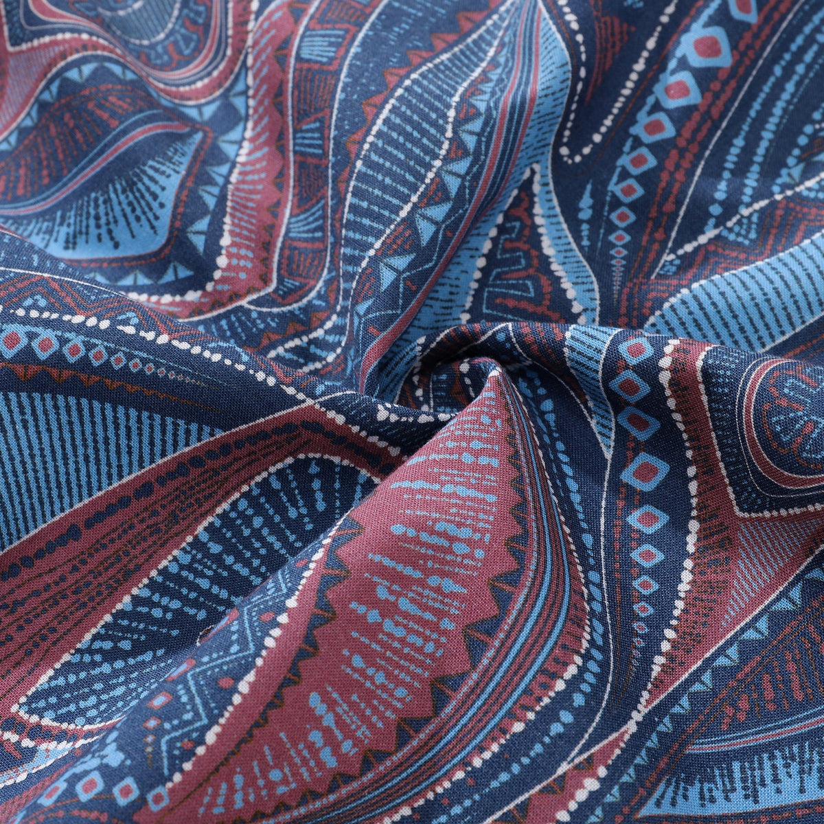 1970s Vintage Men's Hawaiian Shirt Abstract City Print Button-down Short Sleeve Aloha Shirt By Amy