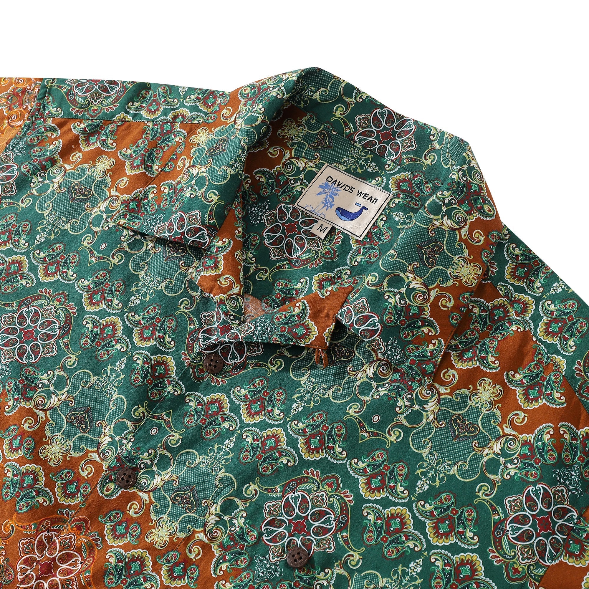 Hawaiian Shirts For Men Vintage Paisley Printed Shirt By Amy