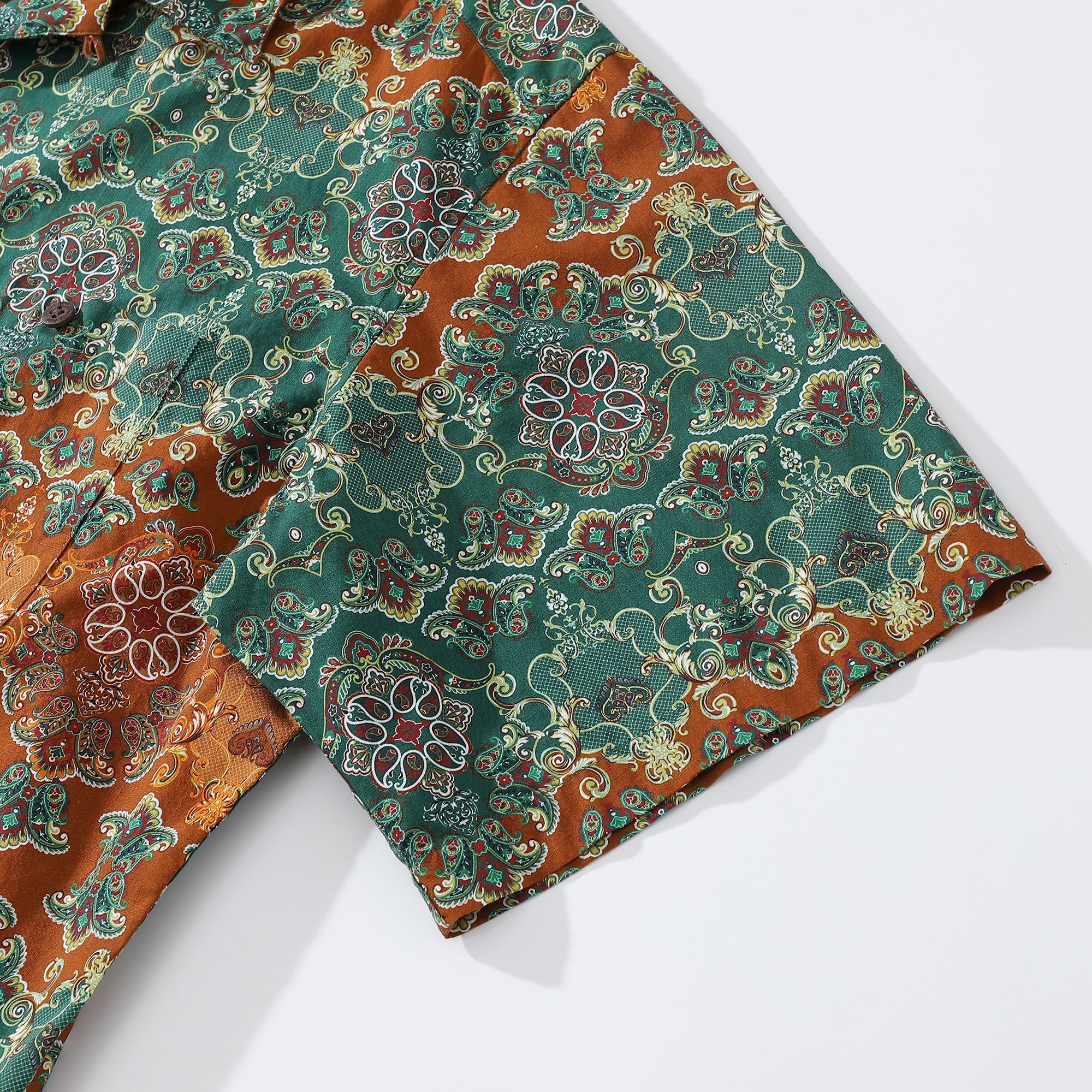 Hawaiian Shirts For Men Vintage Paisley Printed Shirt By Amy