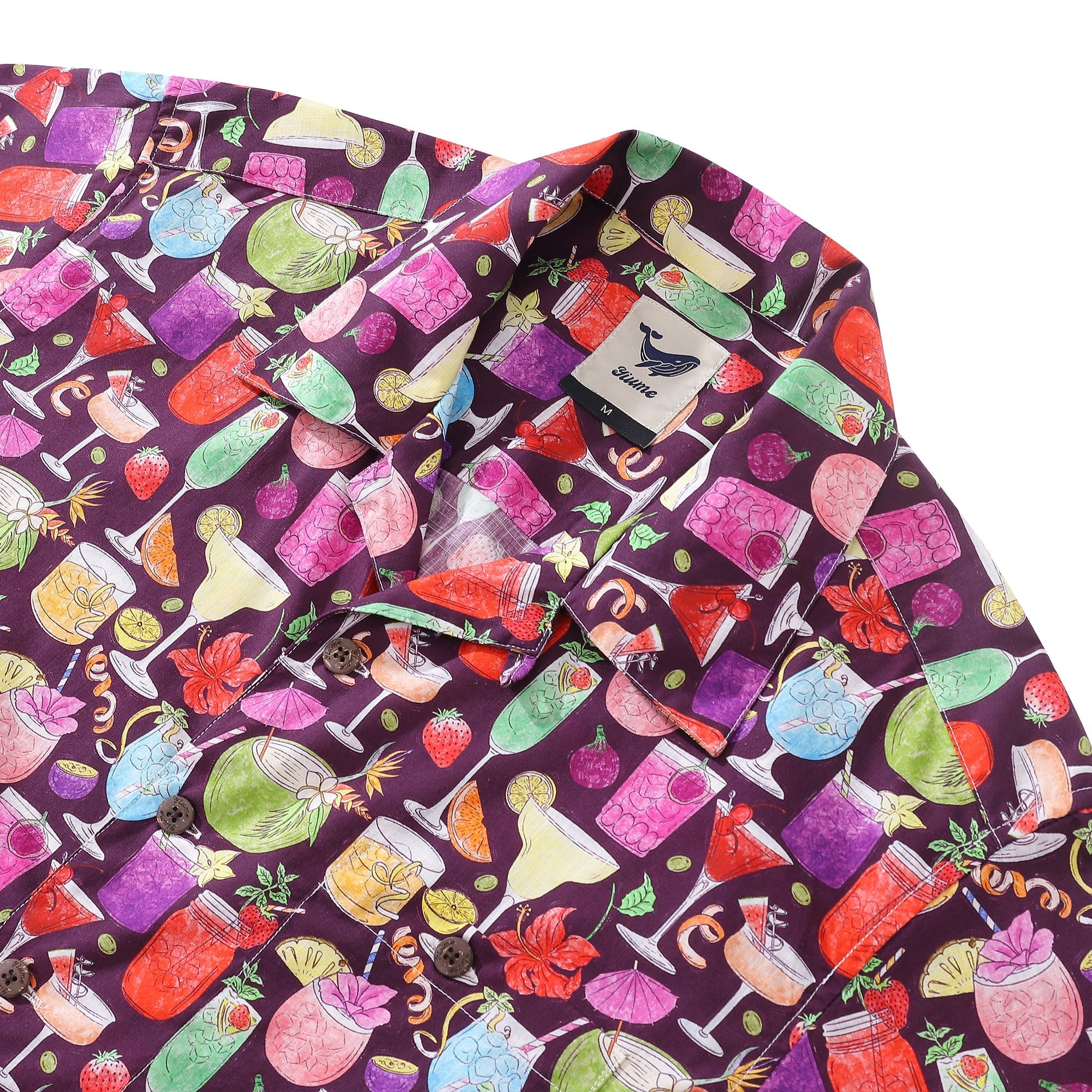 Hawaiian Shirt For Men 1960s Vintage Hello Summe Shirt Camp Collar 100% Cotton By Girija Kulkarni