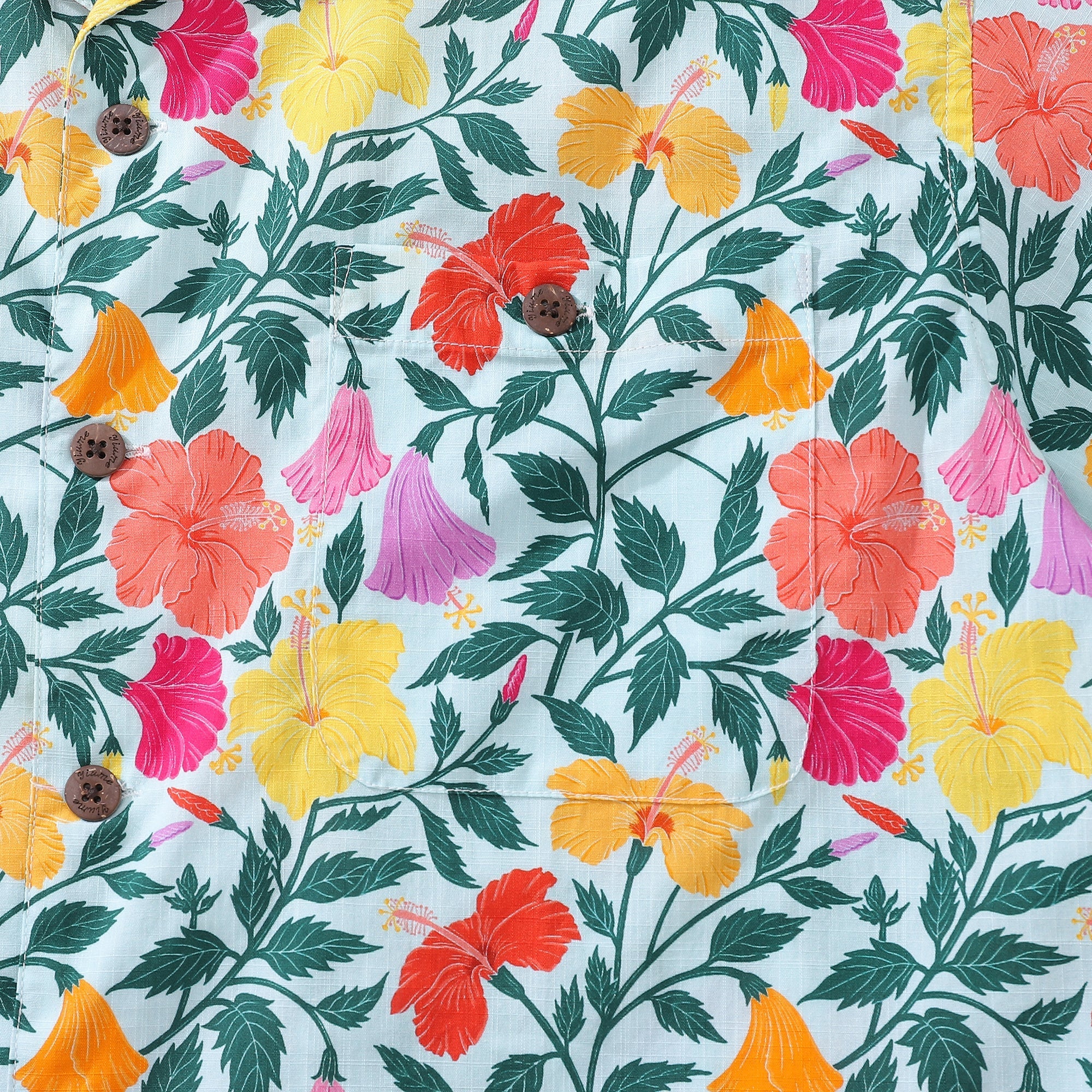 Hawaiian Shirt For Men Rainbow Petals 1940s Vintahe Shirt Camp Collar By Girija Kulkarni