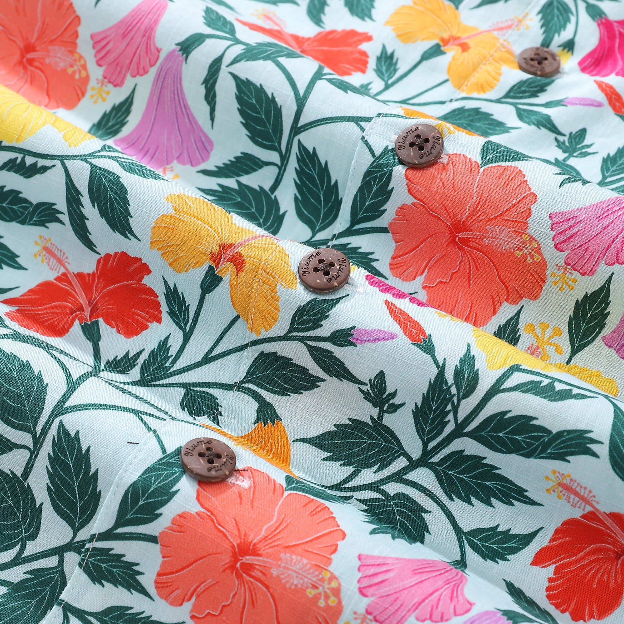 Hawaiian Shirt For Men Rainbow Petals 1940s Vintahe Shirt Camp Collar By Girija Kulkarni