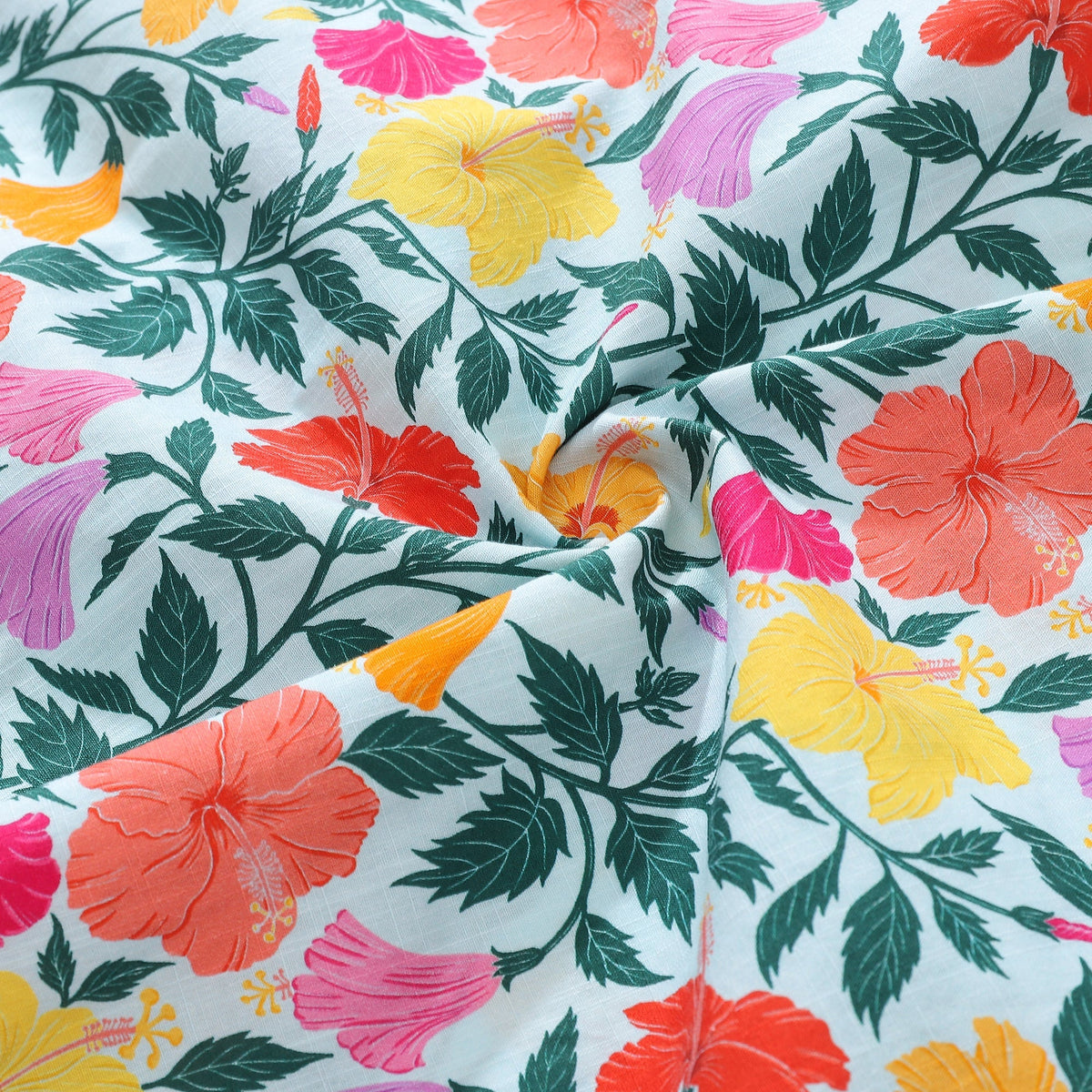 Hawaiian Shirt For Men Rainbow Petals 1940s Vintahe Shirt Camp Collar By Girija Kulkarni