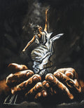 Endless Dance in the Father’s Hands - Black Background
