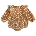Jennifer Ann Bubble Romper – Fawn | Baby & Toddler One-Piece