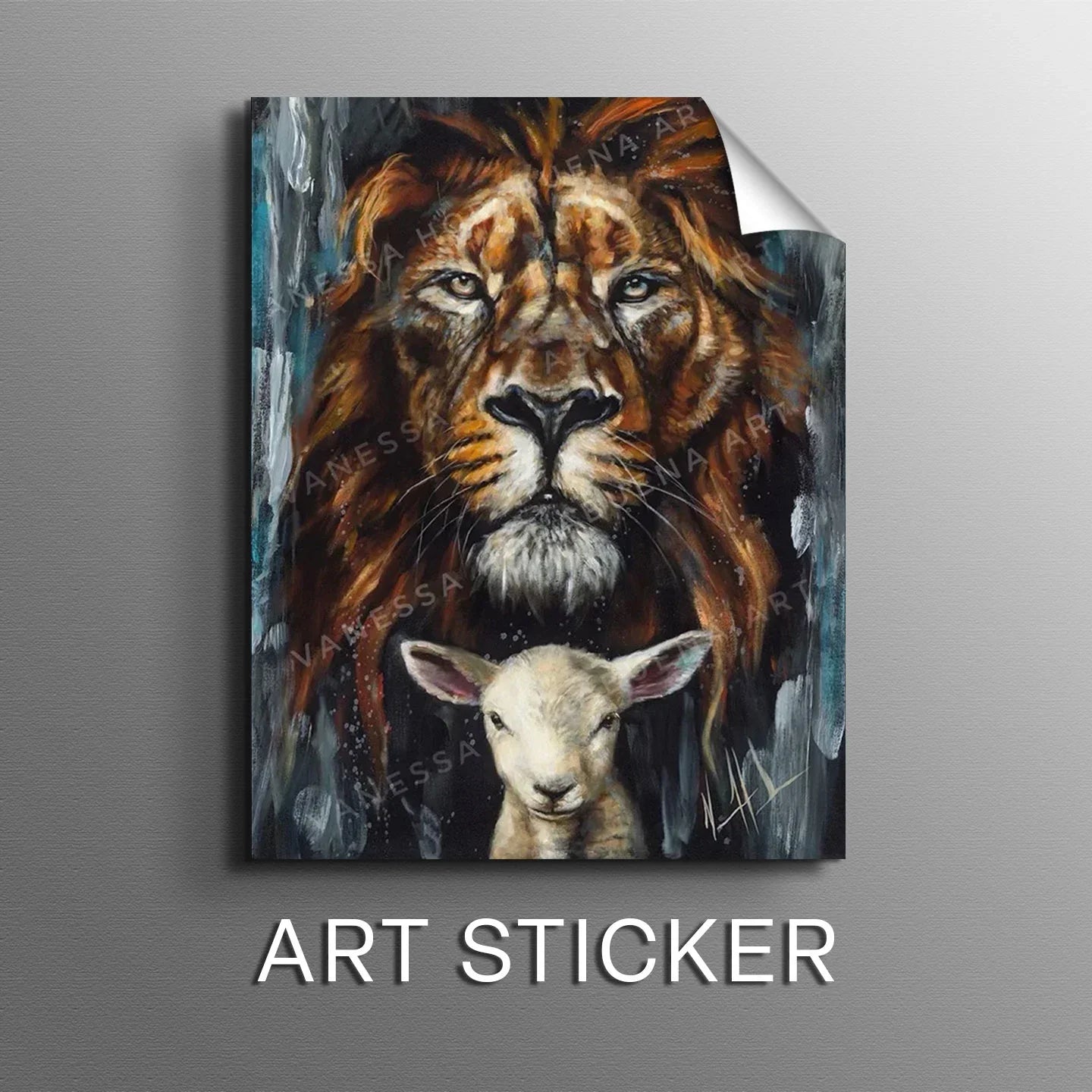 Lion and The Lamb Passover - Sticker