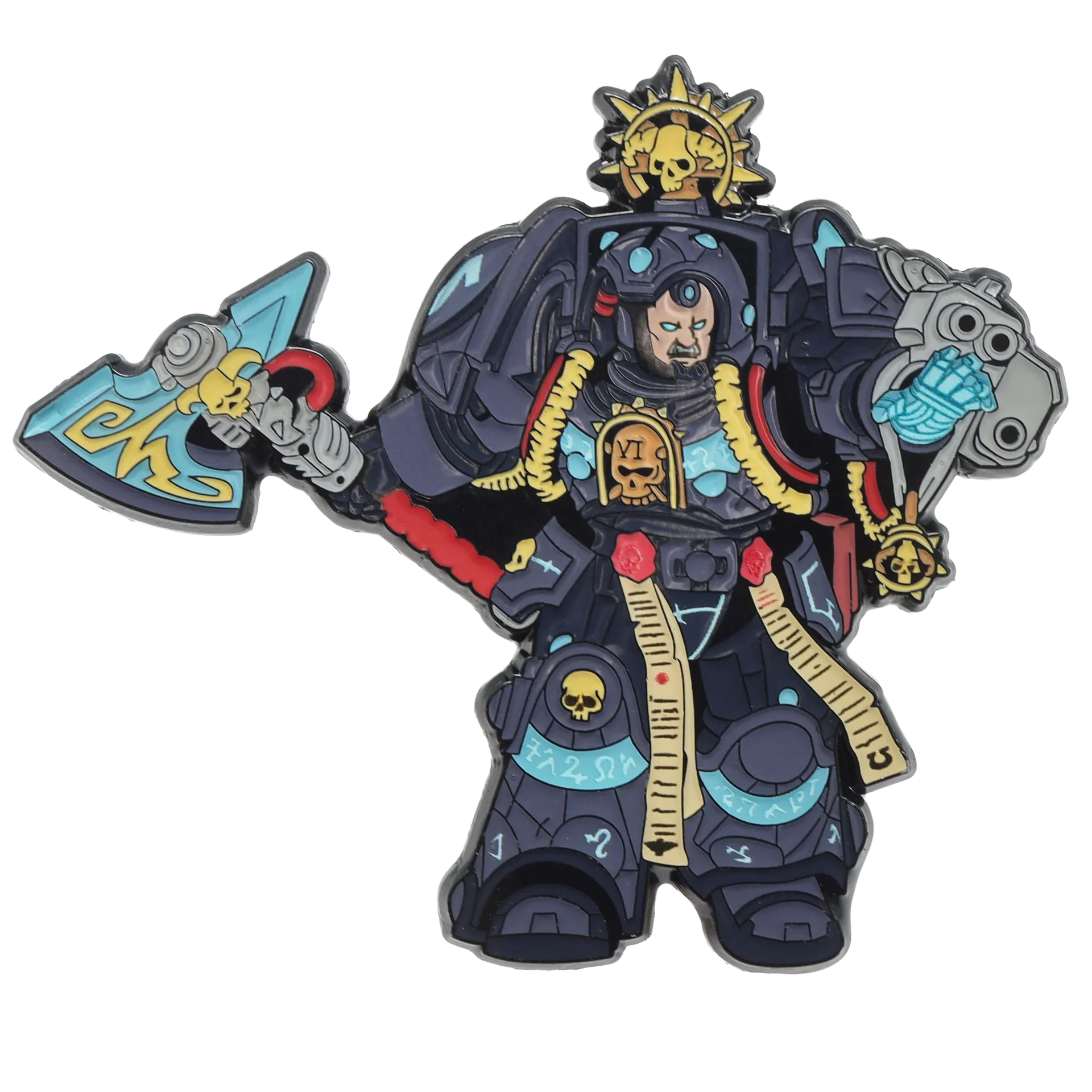 Foam Brain Mystery Loot: 40K Enamel Pins - Ultramarines vs Tyranids