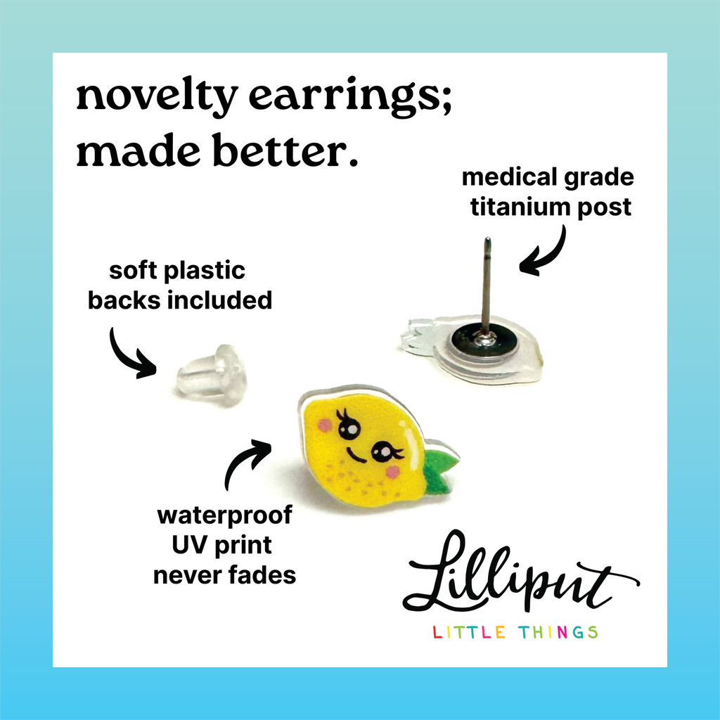 Lilliput Little Things - Axolotl Earrings