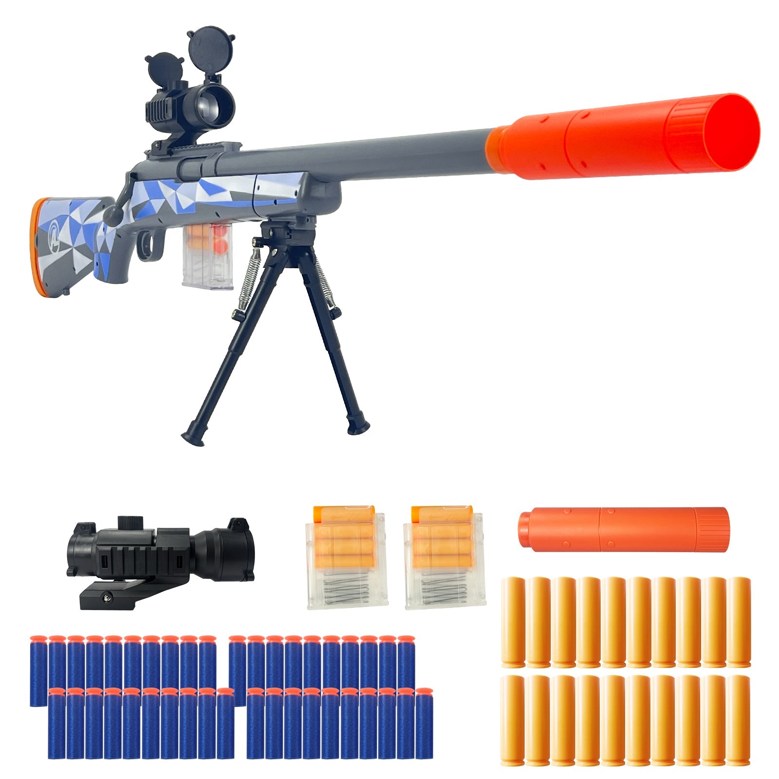 M24 Tactical Toy Gun - Features realistic design and safe soft bullets for endless fun and excitement! Birthday gift, children's gift.