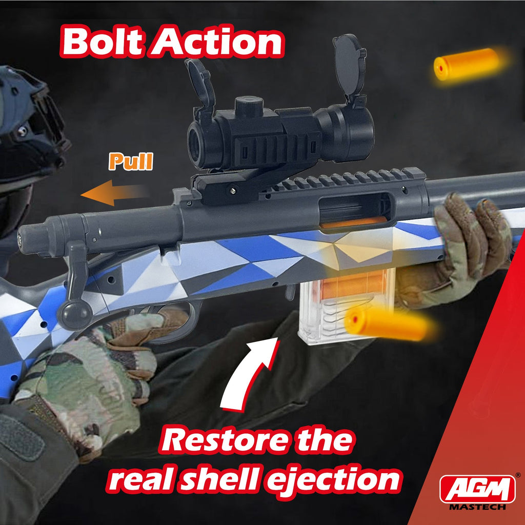 M24 Tactical Toy Gun - Features realistic design and safe soft bullets for endless fun and excitement! Birthday gift, children's gift.
