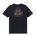 Hawaiian Tee For Men Nostalgic Voyage Tee Crew Neck 100% Cotton By Cigar