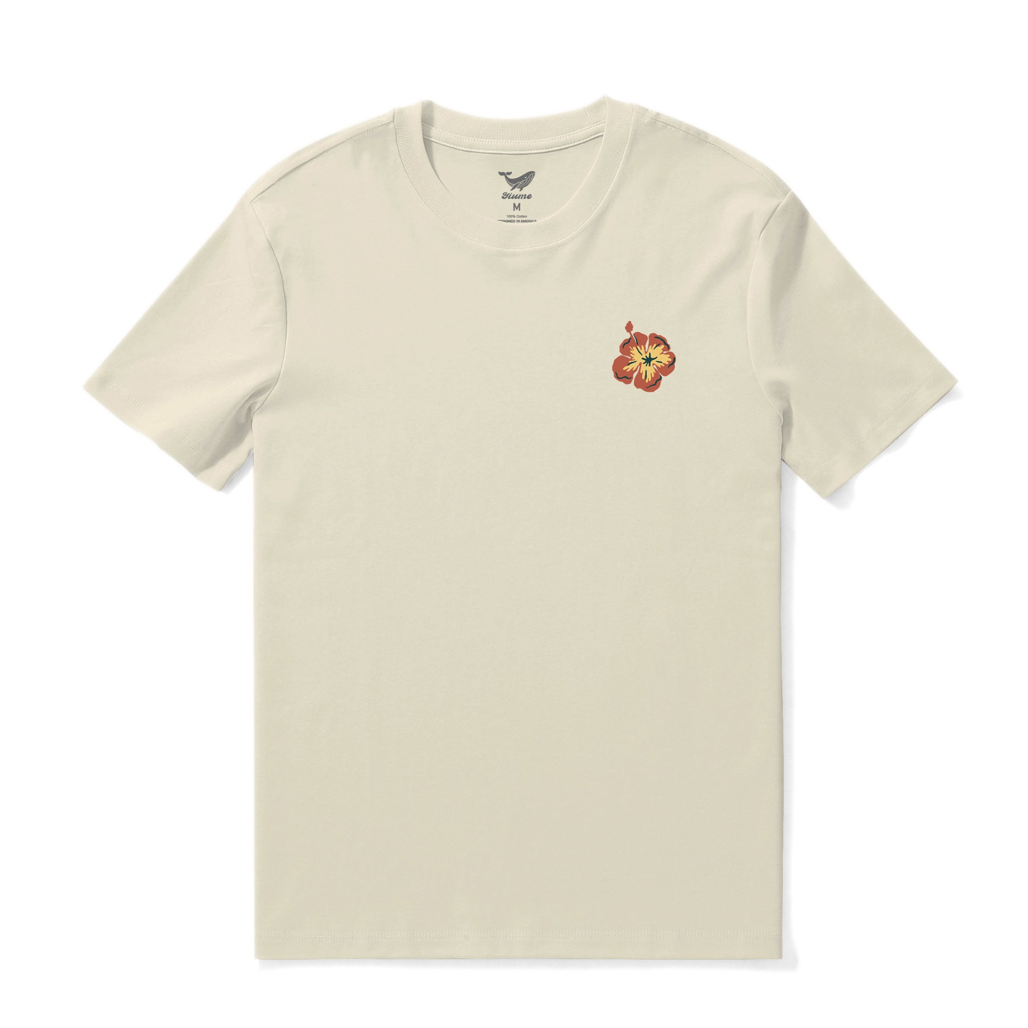 Hawaiian Tee For Men Sunset Palms Tee Crew Neck 100% Cotton By Cigar