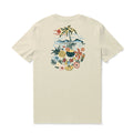 Hawaiian Tee For Men Sunset Palms Tee Crew Neck 100% Cotton By Cigar