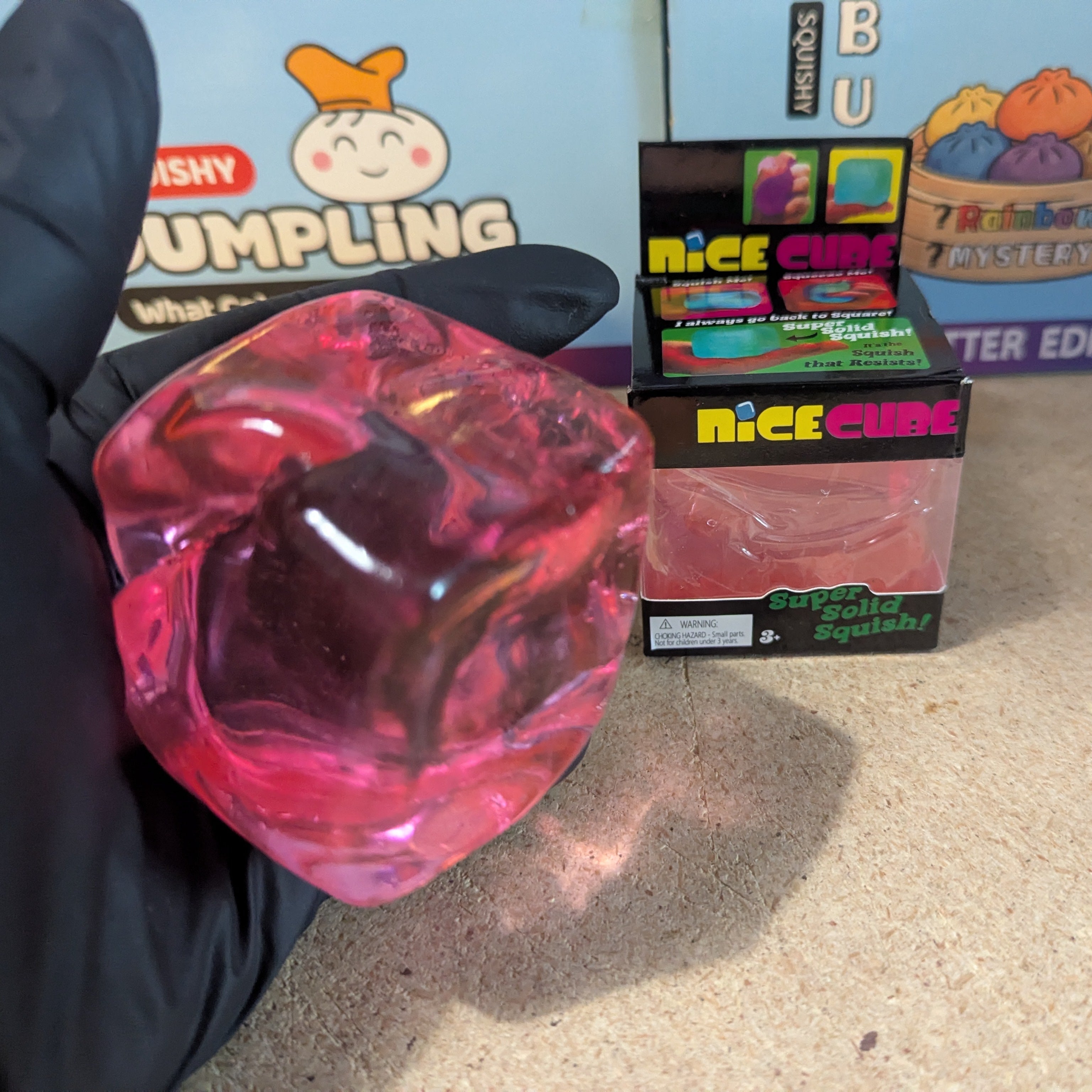 Pink Wannabe Nice Cube (Super Slow-Rising Squish)