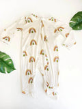 Rainbow Bamboo Footed Romper Pajama